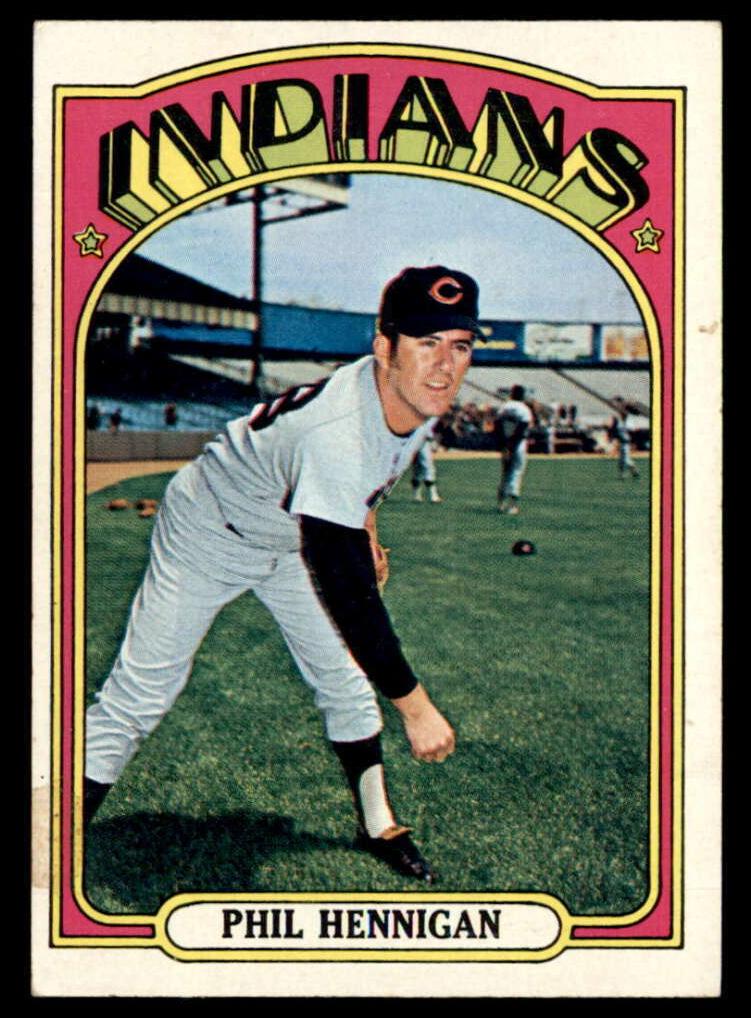 1972 Topps Phil Hennigan #748 card