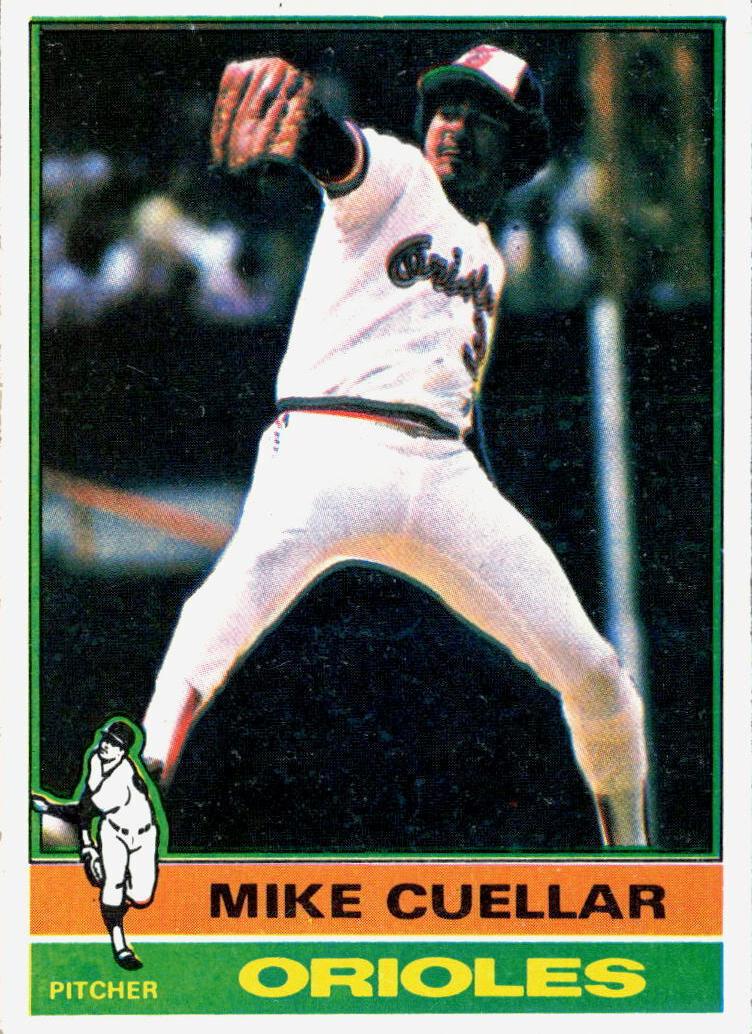 1976 Topps Mike Cuellar #285 card
