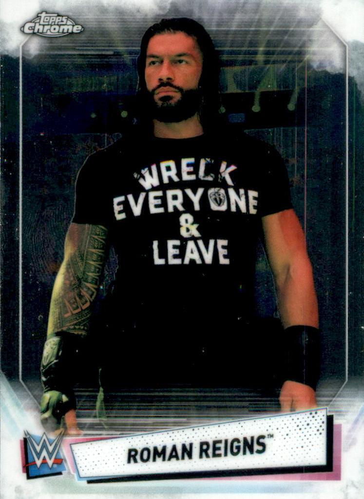 Roman Reigns - 2021 Topps Chrome WWE Wrestling