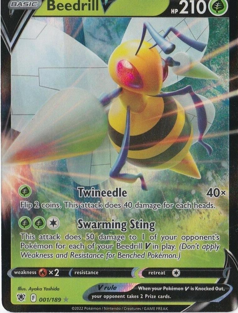 Beedrill V 2022 Pokemon Astral Radiance