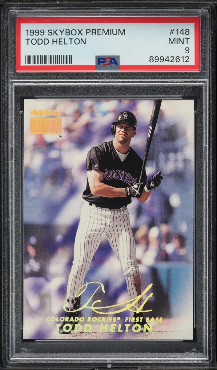 1999 Skybox Premium Baseball Todd Helton #148 PSA 8.5