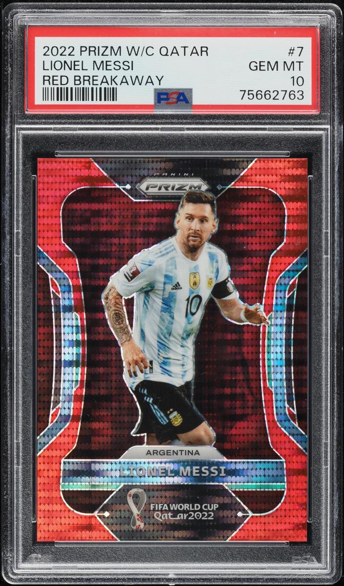 2022 Lionel Messi [Breakaway Prizms Red] #7