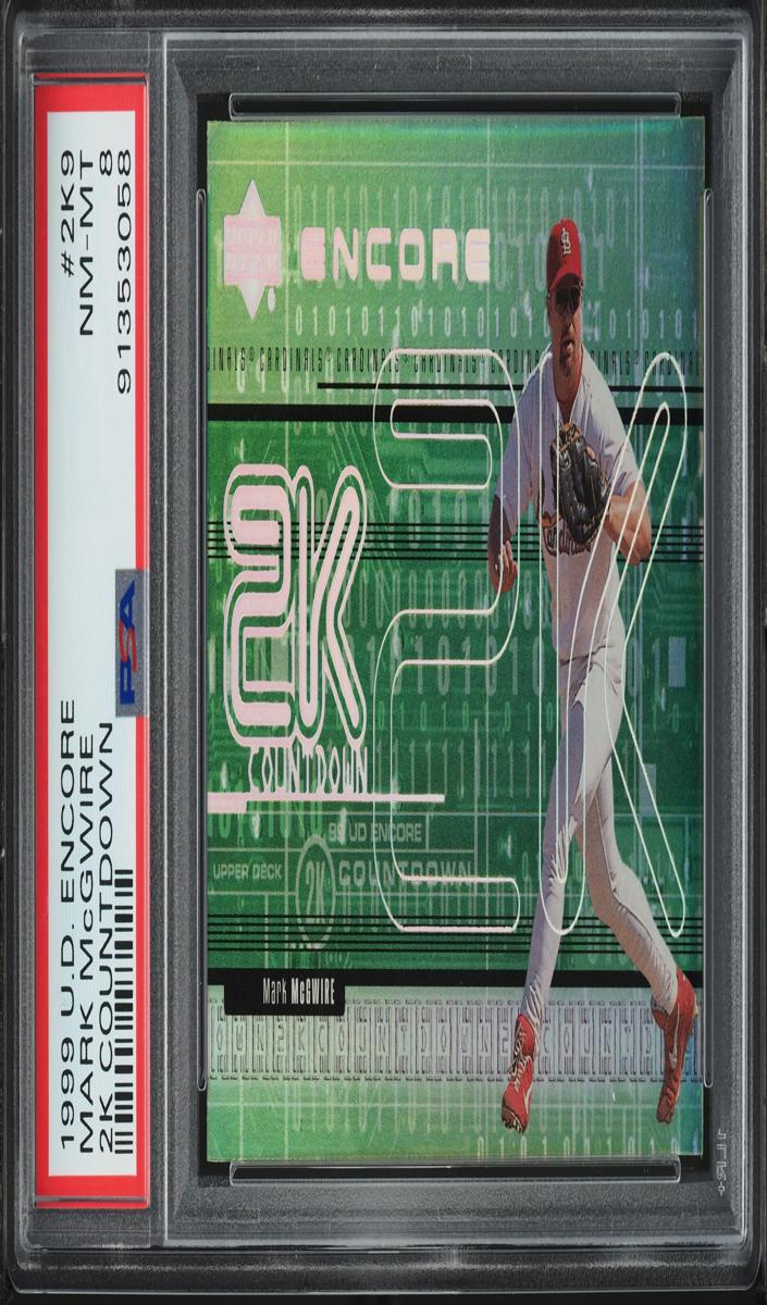 1999 Upper Deck Encore Baseball Mark McGwire #2K9