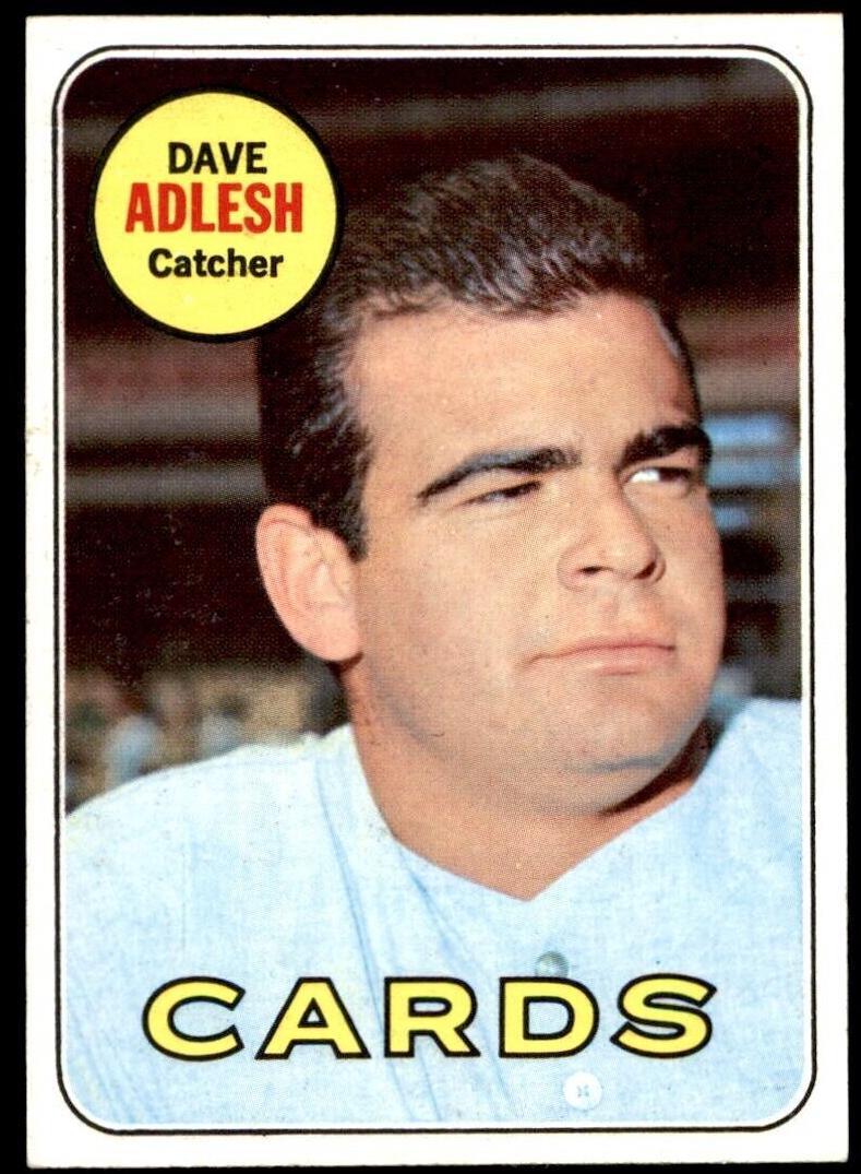 1969 Topps Dave Adlesh #341 card