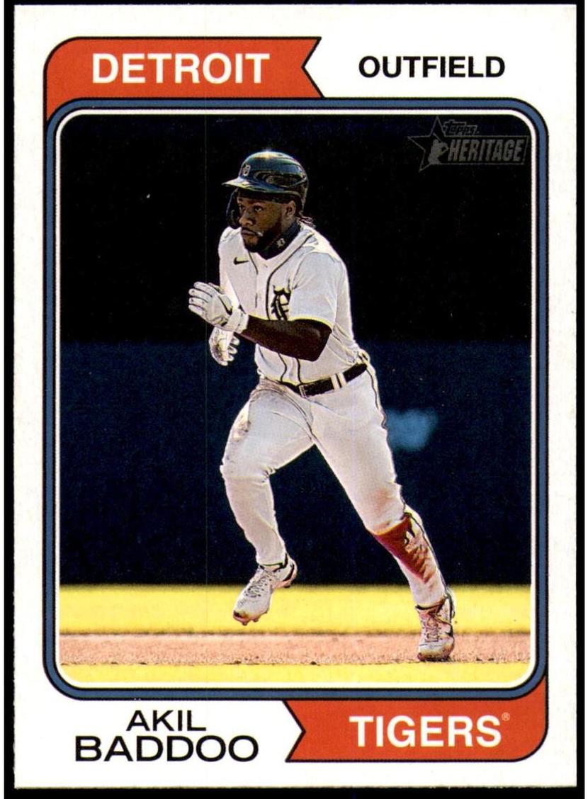 2023 Topps Heritage Akil Baddoo #488 card