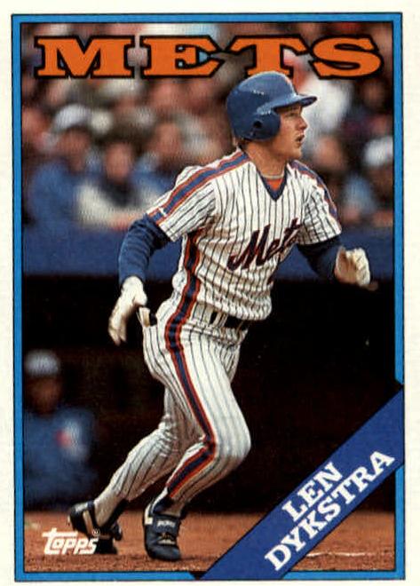 1988 Topps Len Dykstra #655 card