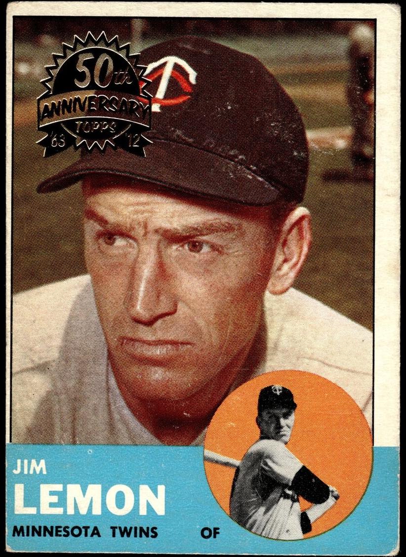 1963 Topps Jim Lemon #369 card