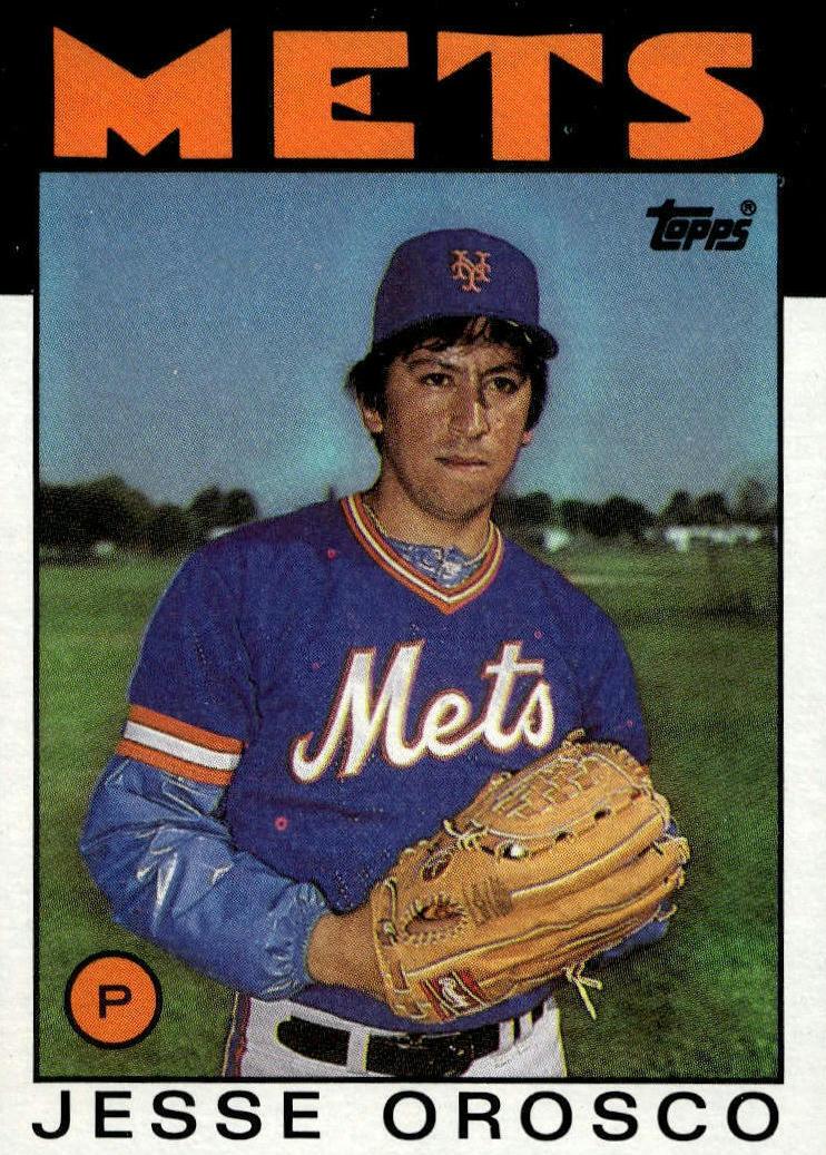 Jesse Orosco 1986 Topps Baseball
