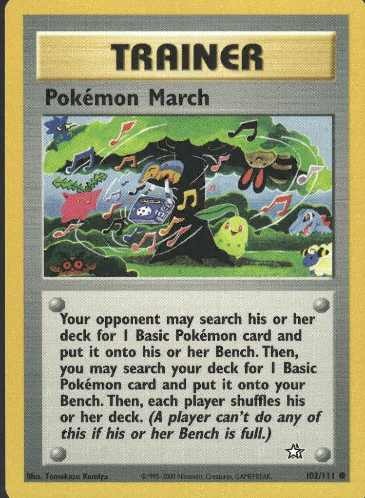 Pokemon March 2000 Pokemon Neo Genesis