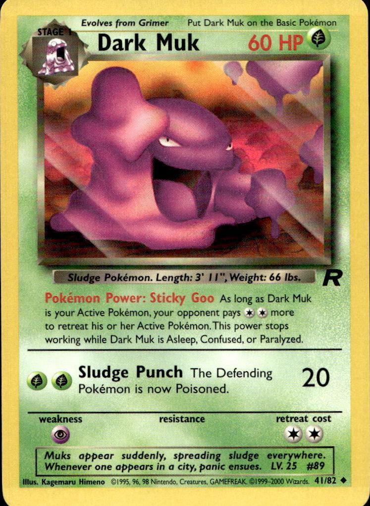 Dark Muk 2000 Pokemon Team Rocket