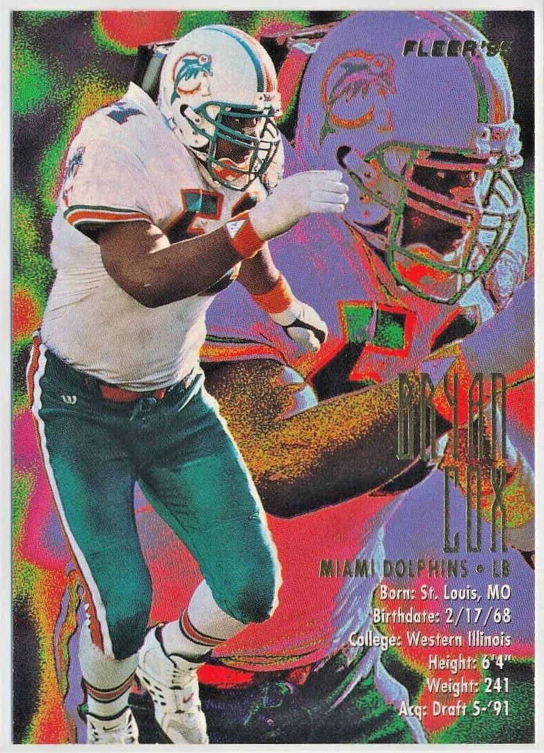 1995 Fleer Bryan Cox #216 card