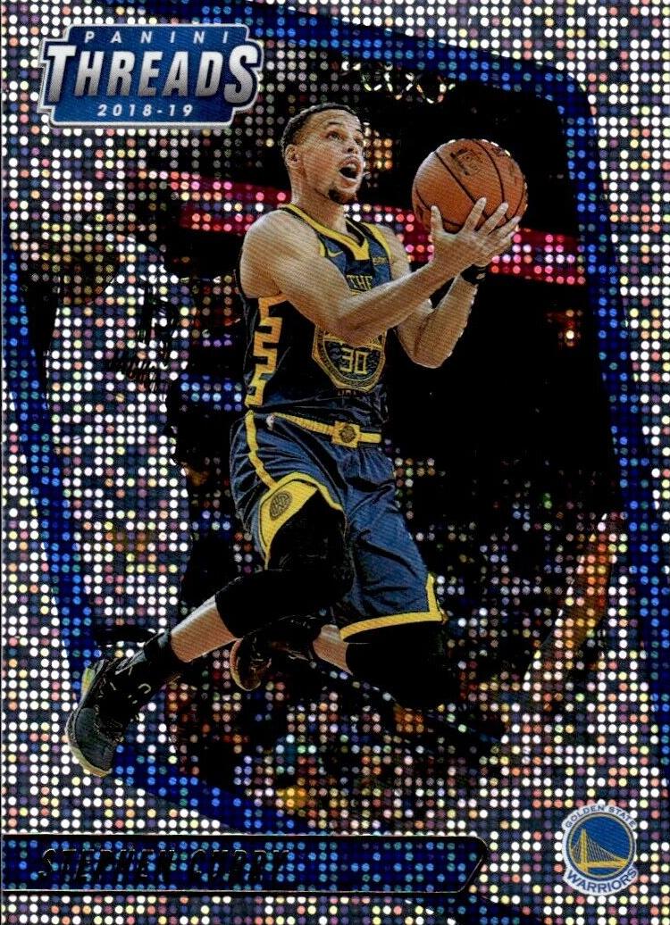 2018 Panini Threads Stephen Curry [Dazzle] #95 card
