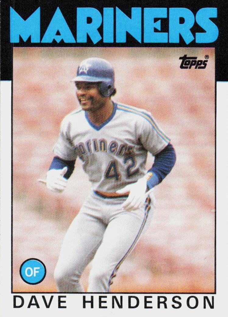 1986 Dave Henderson #221