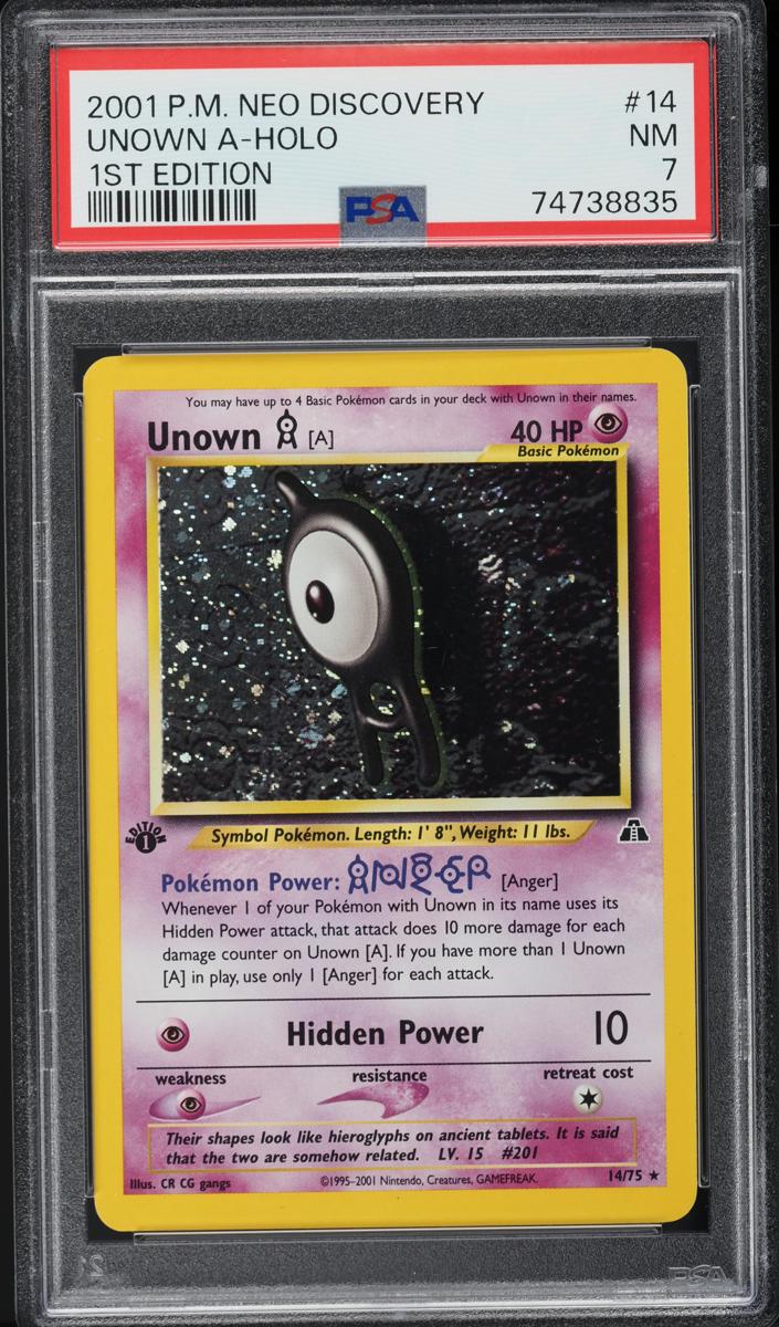 2001 Unown A [1st Edition] #14