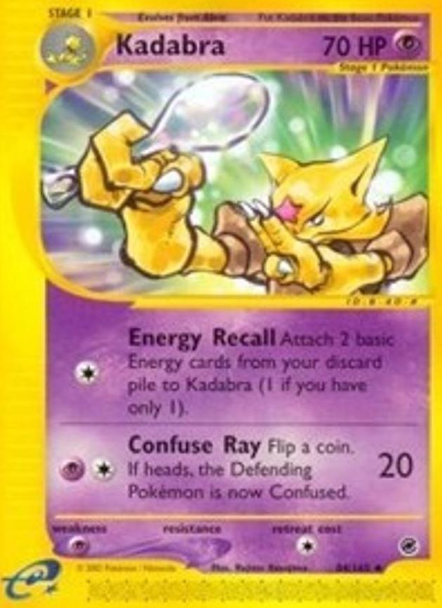 Kadabra 2002 Pokemon Expedition Base Set