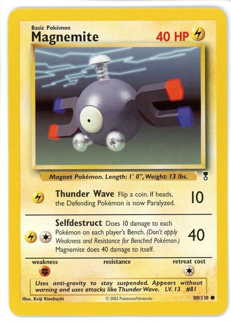 Magnemite 2002 Pokemon Legendary Collection
