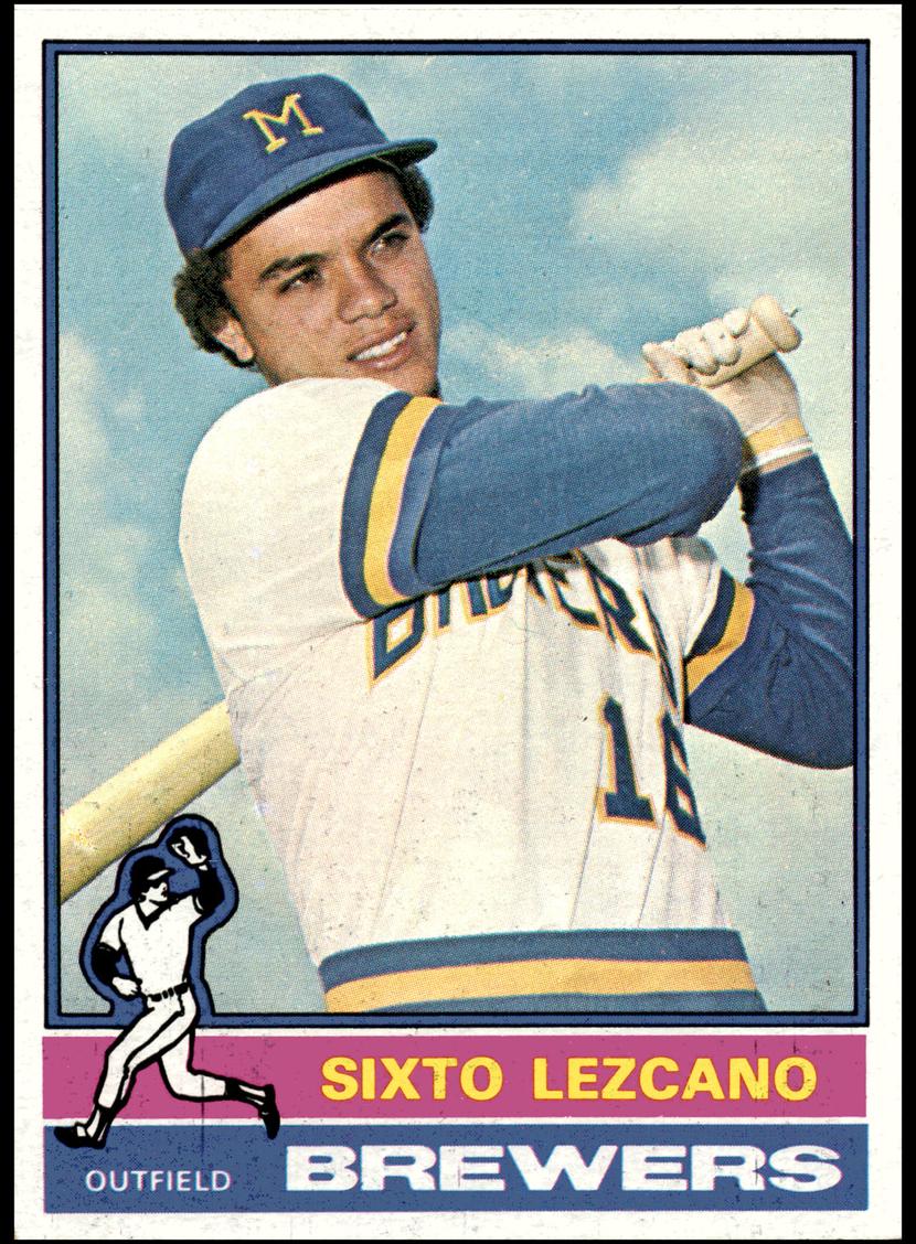 Sixto Lezcano 1976 Topps Baseball 353 Base image