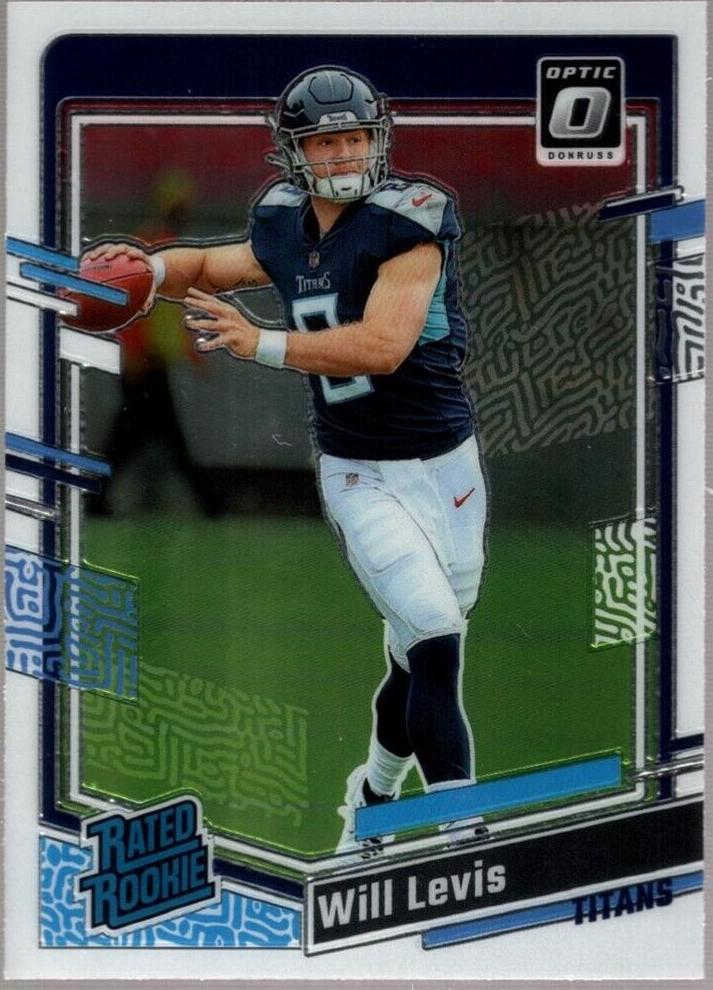 Will Levis 2023 Donruss Optic Football card