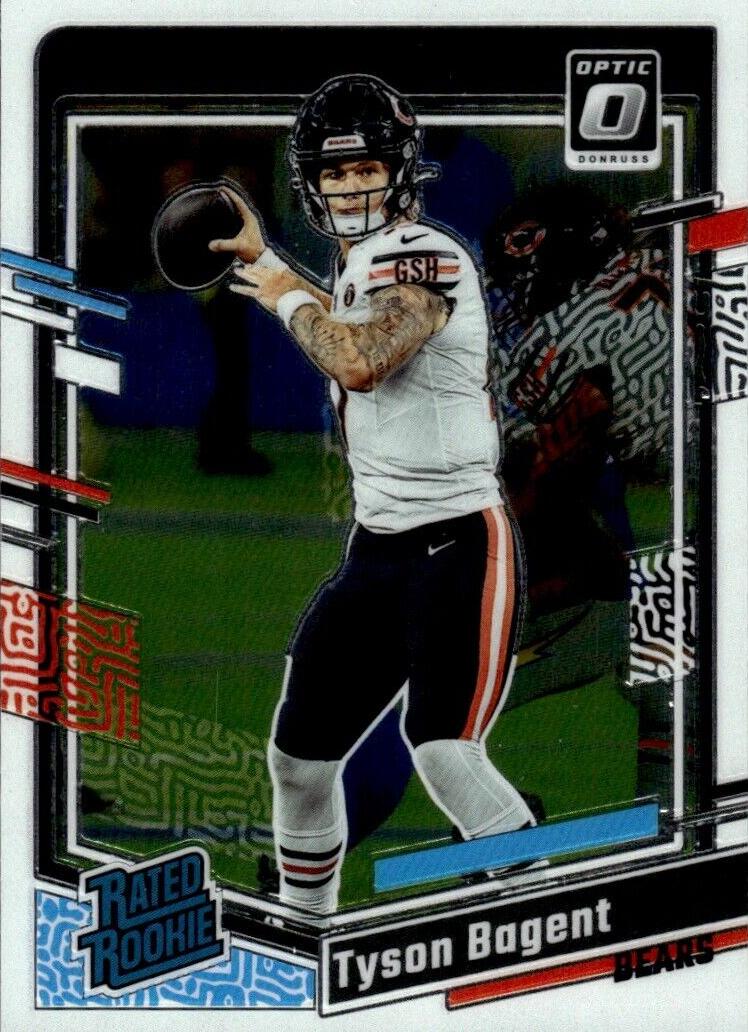 Tyson Bagent 2023 Donruss Optic Football card