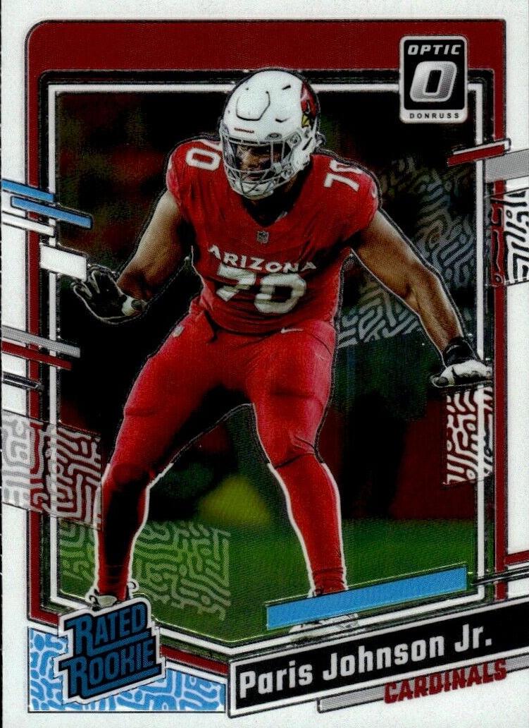 Paris Johnson Jr. 2023 Donruss Optic Football card