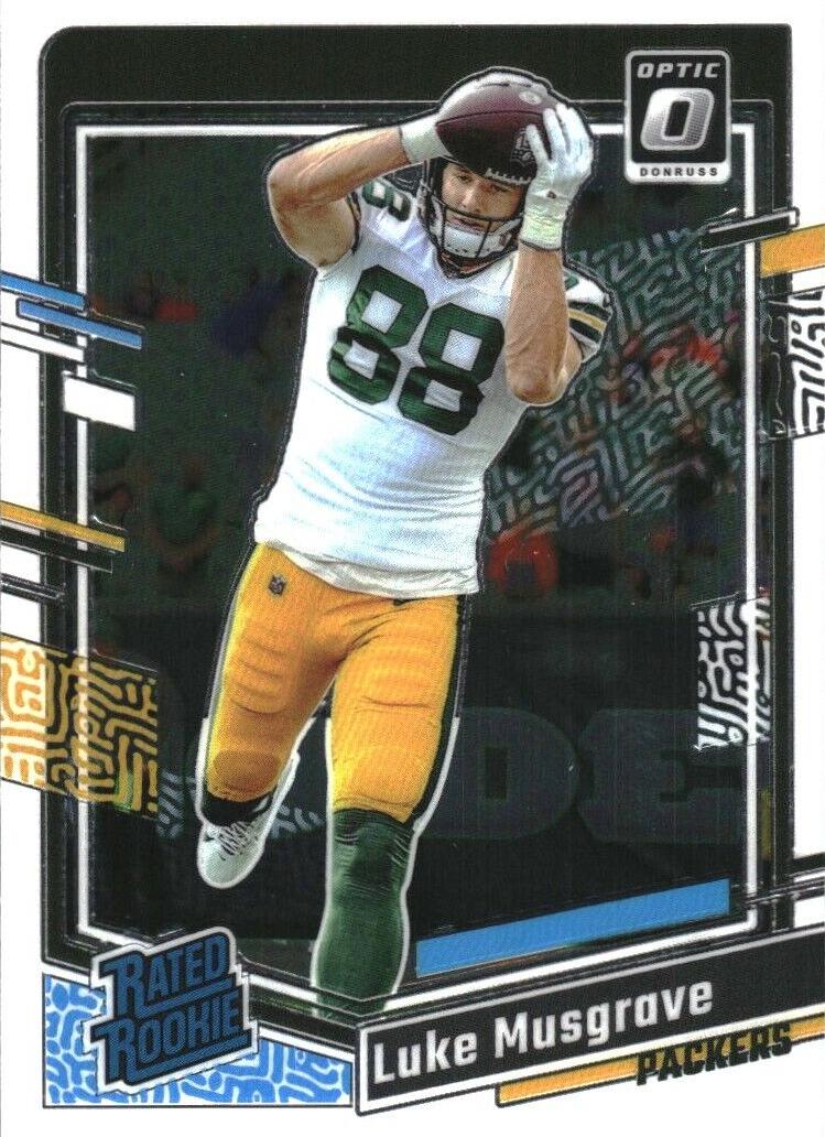 Luke Musgrave 2023 Donruss Optic Football card