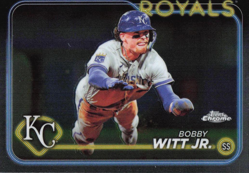 Bobby Witt Jr. 2024 Topps Chrome Baseball card