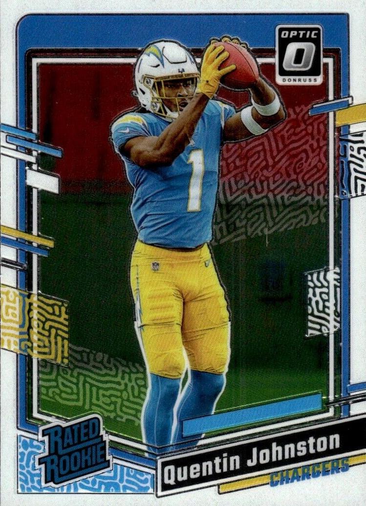 Quentin Johnston 2023 Donruss Optic Football card