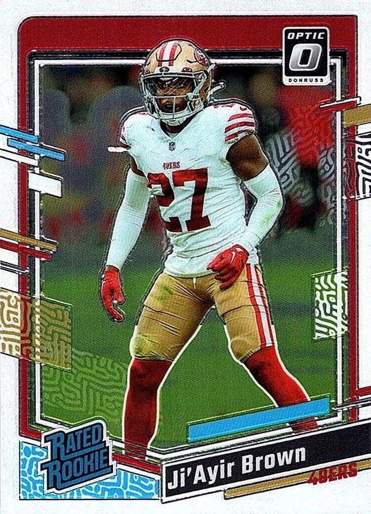 Ji'Ayir Brown 2023 Donruss Optic Football card