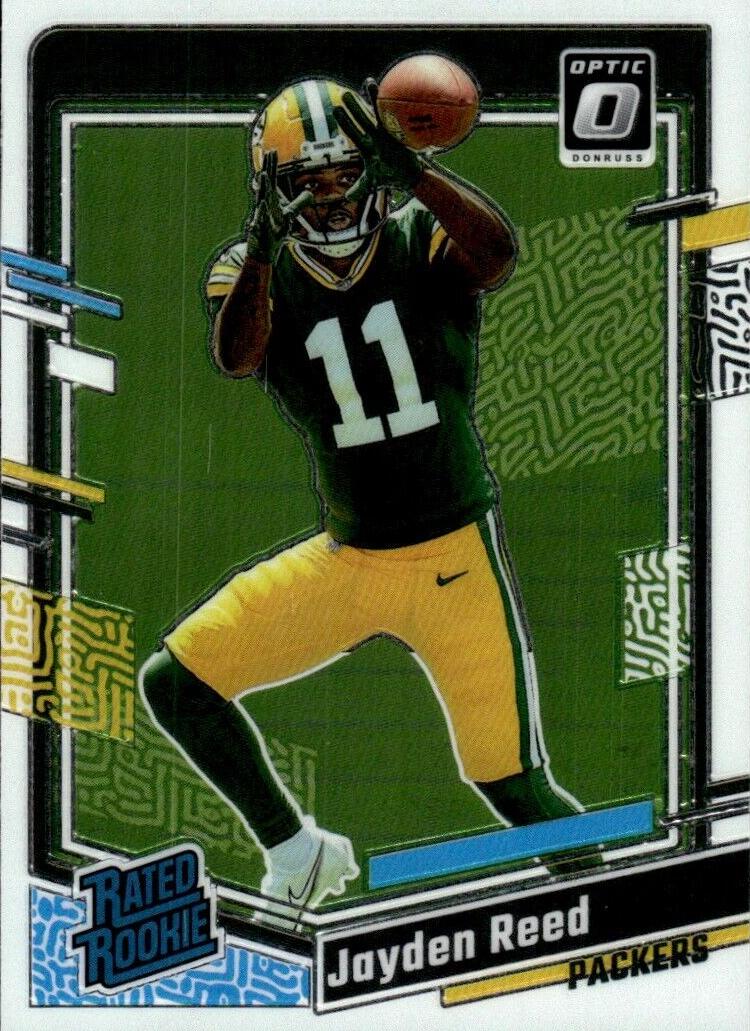 Jayden Reed 2023 Donruss Optic Football card