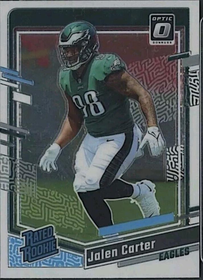 Jalen Carter 2023 Donruss Optic Football card