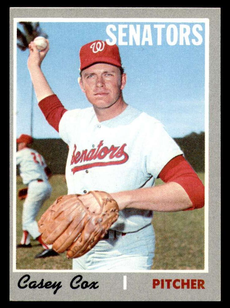 1970 Topps Casey Cox #281 card