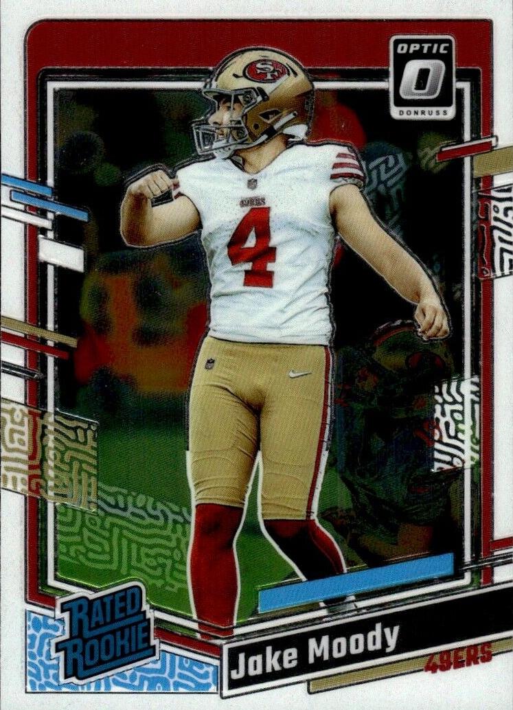 Jake Moody 2023 Donruss Optic Football card