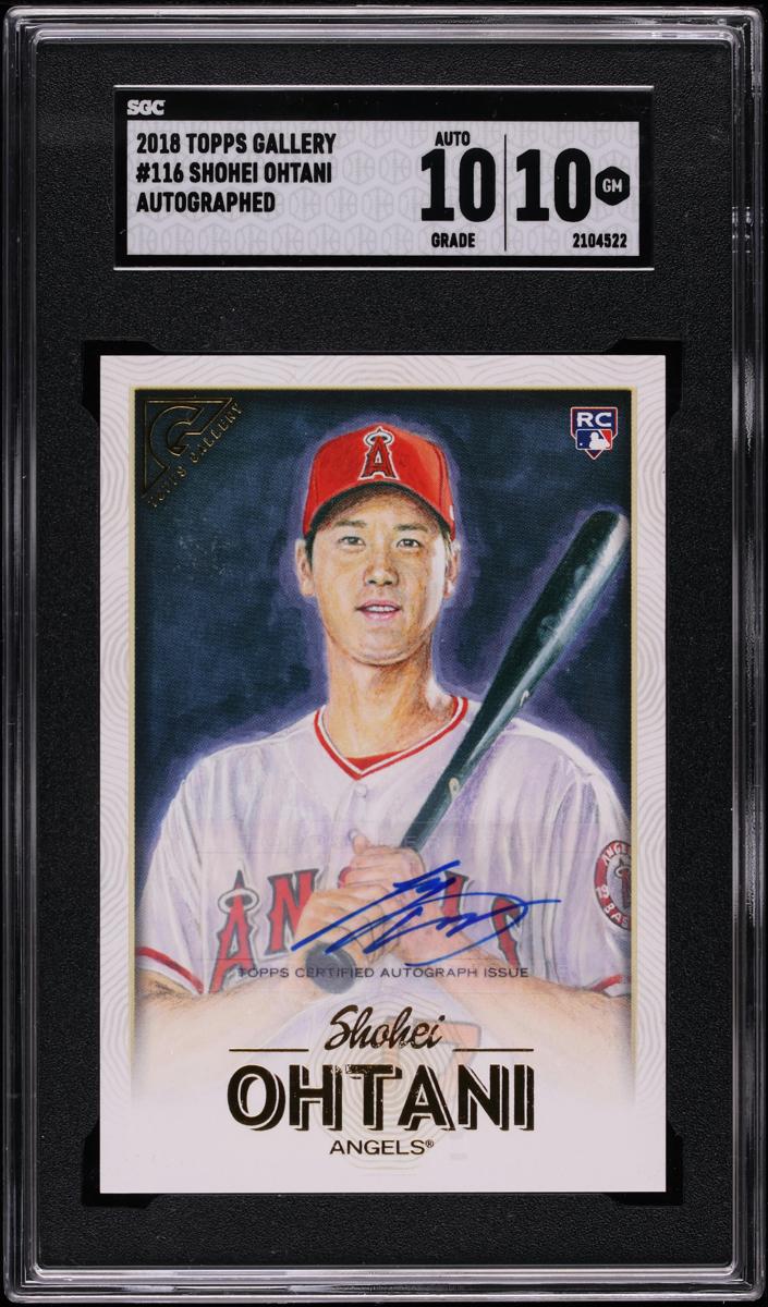 2018 Topps Gallery Baseball Shohei Ohtani #116 PSA 9
