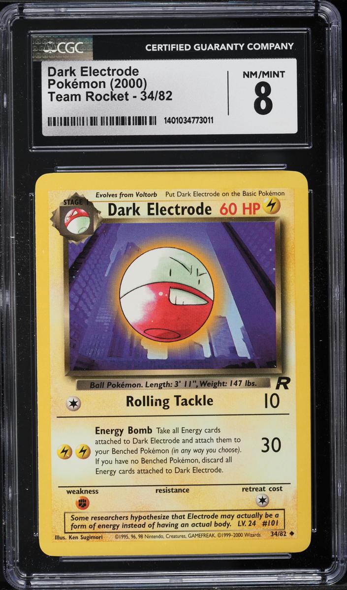 Dark Electrode 2000 Pokemon Team Rocket