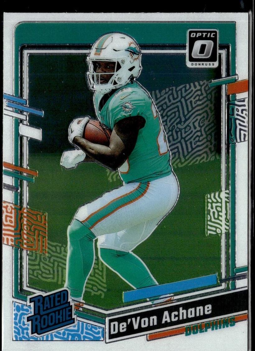 De'Von Achane 2023 Donruss Optic Football card