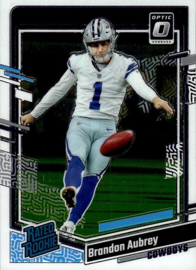 Brandon Aubrey 2023 Donruss Optic Football card