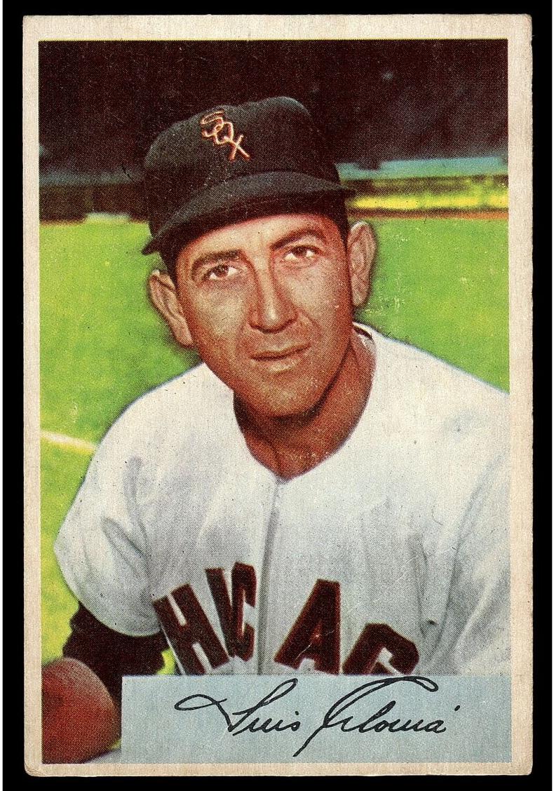 1954 Bowman Luis Aloma #134 card