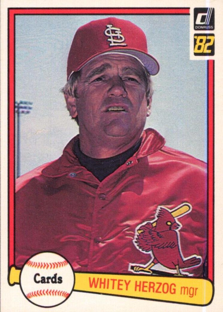 1982 Whitey Herzog #190