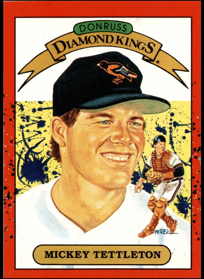 Mickey Tettleton 1990 Donruss Diamond Kings Baseball