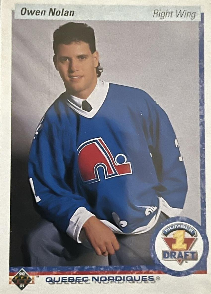 1990 Upper Deck Owen Nolan #352 card