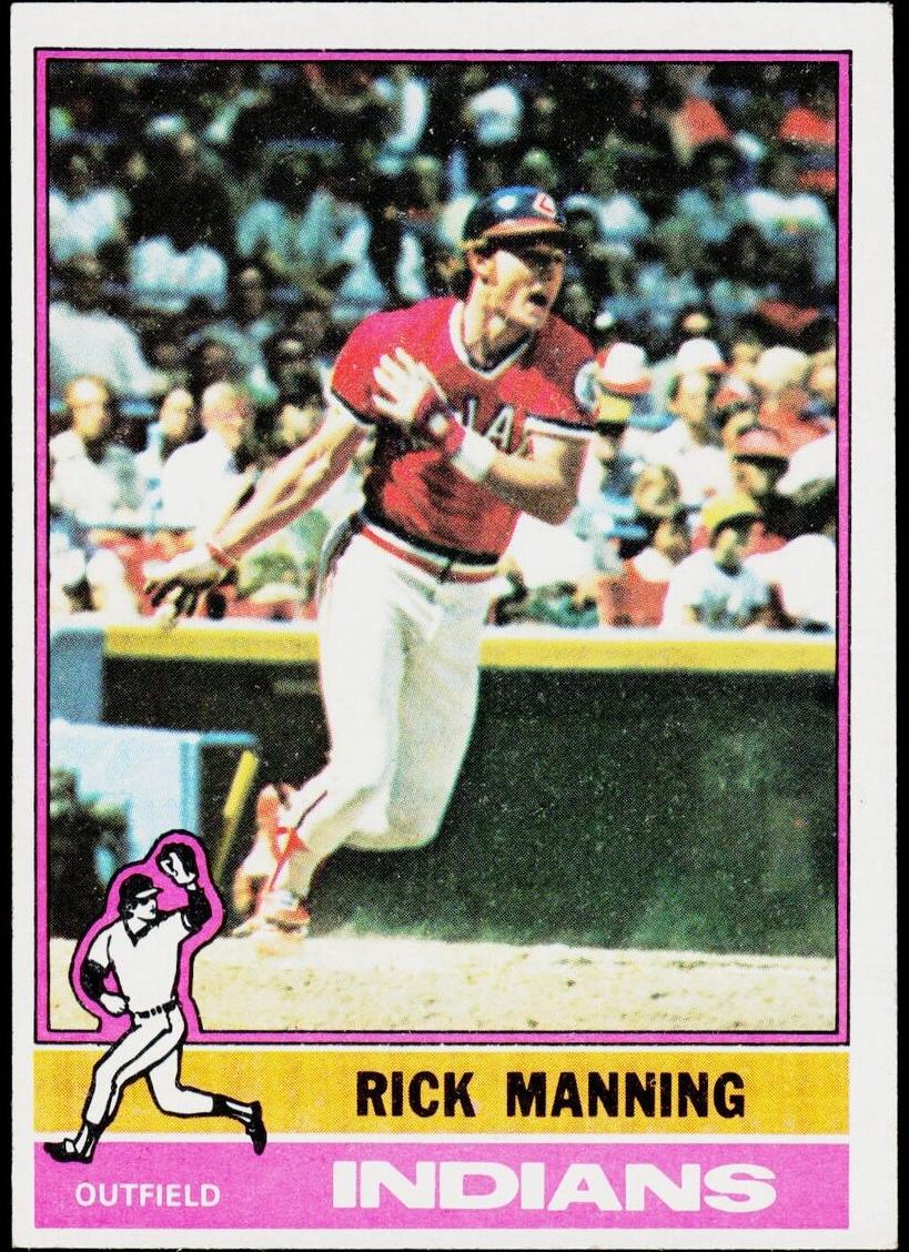 1976 Topps Rick Manning #275 card