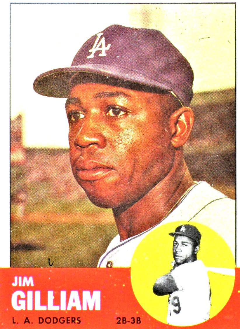 1963 Jim Gilliam #80