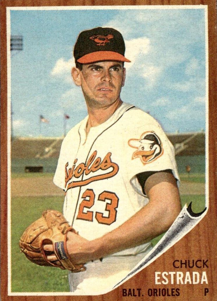 1962 Topps Chuck Estrada #560 card