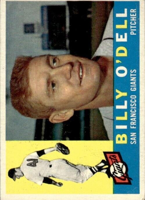 1960 Topps Billy O'Dell #303 card