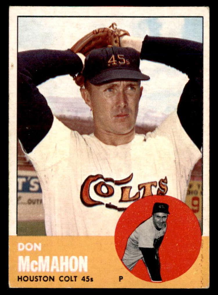1963 Topps Don McMahon #395 card