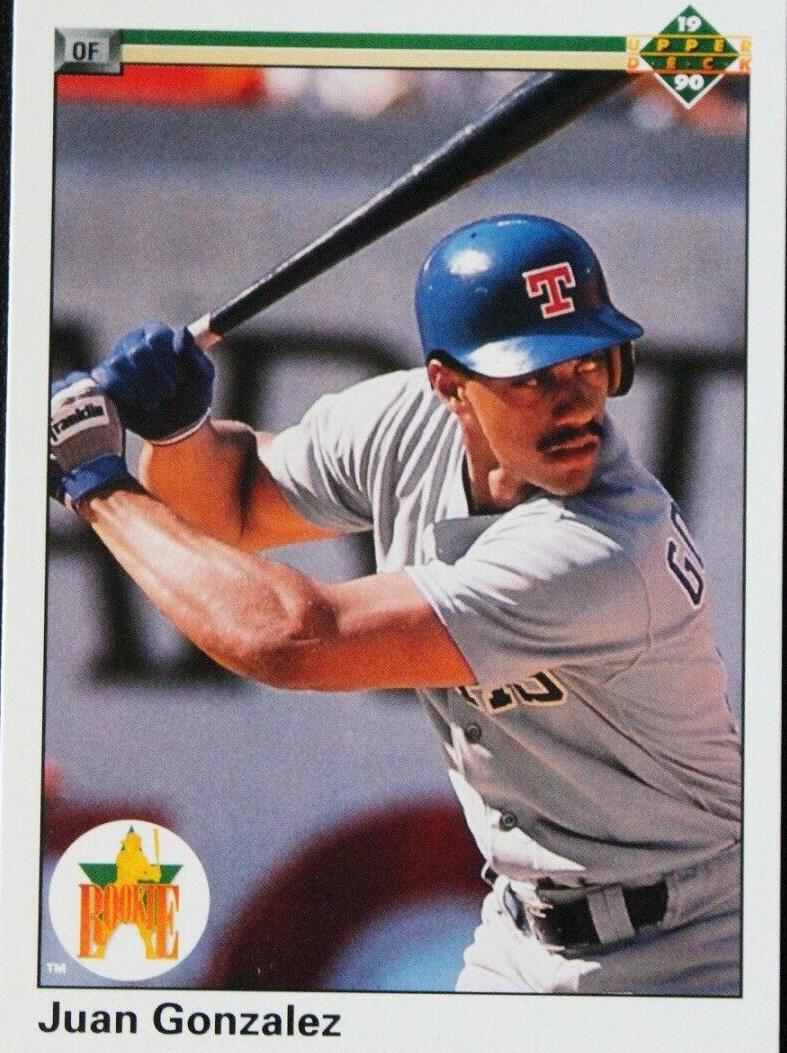 Juan Gonzalez 1990 Upper Deck Baseball