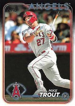 Mike Trout 2024 Topps Series 1 card