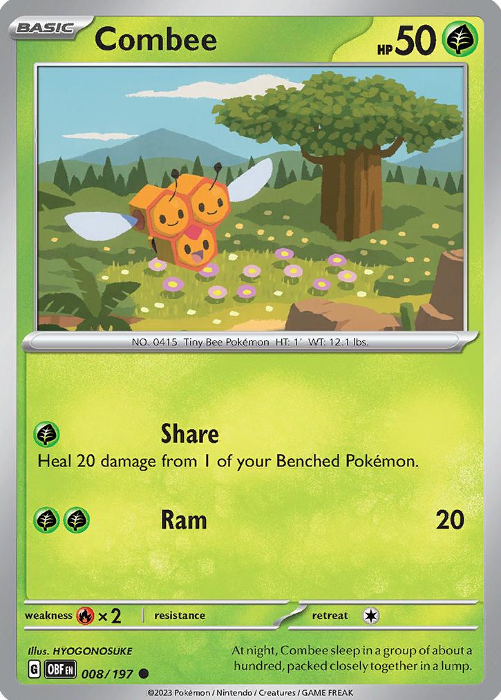 Combee 2023 Pokemon Scarlet & Violet Obsidian Flames