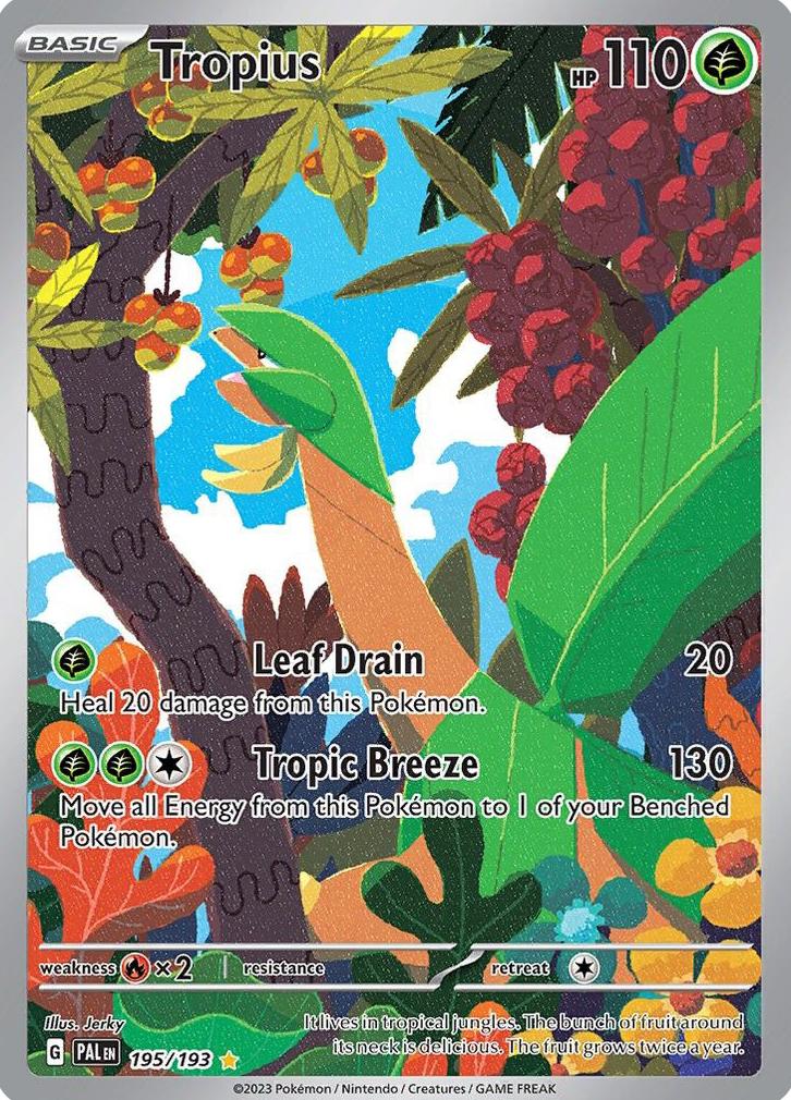 Tropius 2023 Pokemon Scarlet & Violet Paldea Evolved