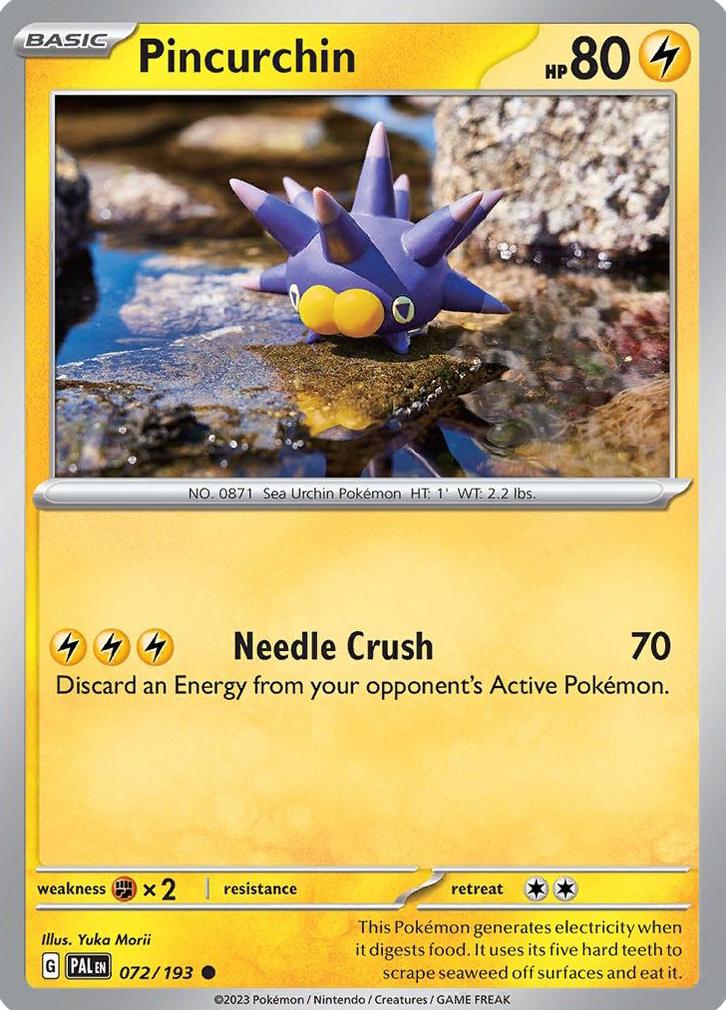 Pincurchin 2023 Pokemon Scarlet & Violet Paldea Evolved